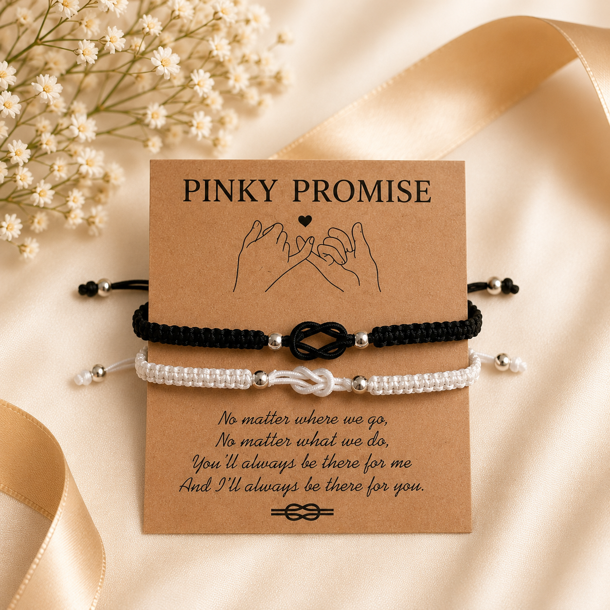 Promise-Armband mit Botschaftskarte