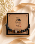 Sohn Armband mit Botschaftskarte