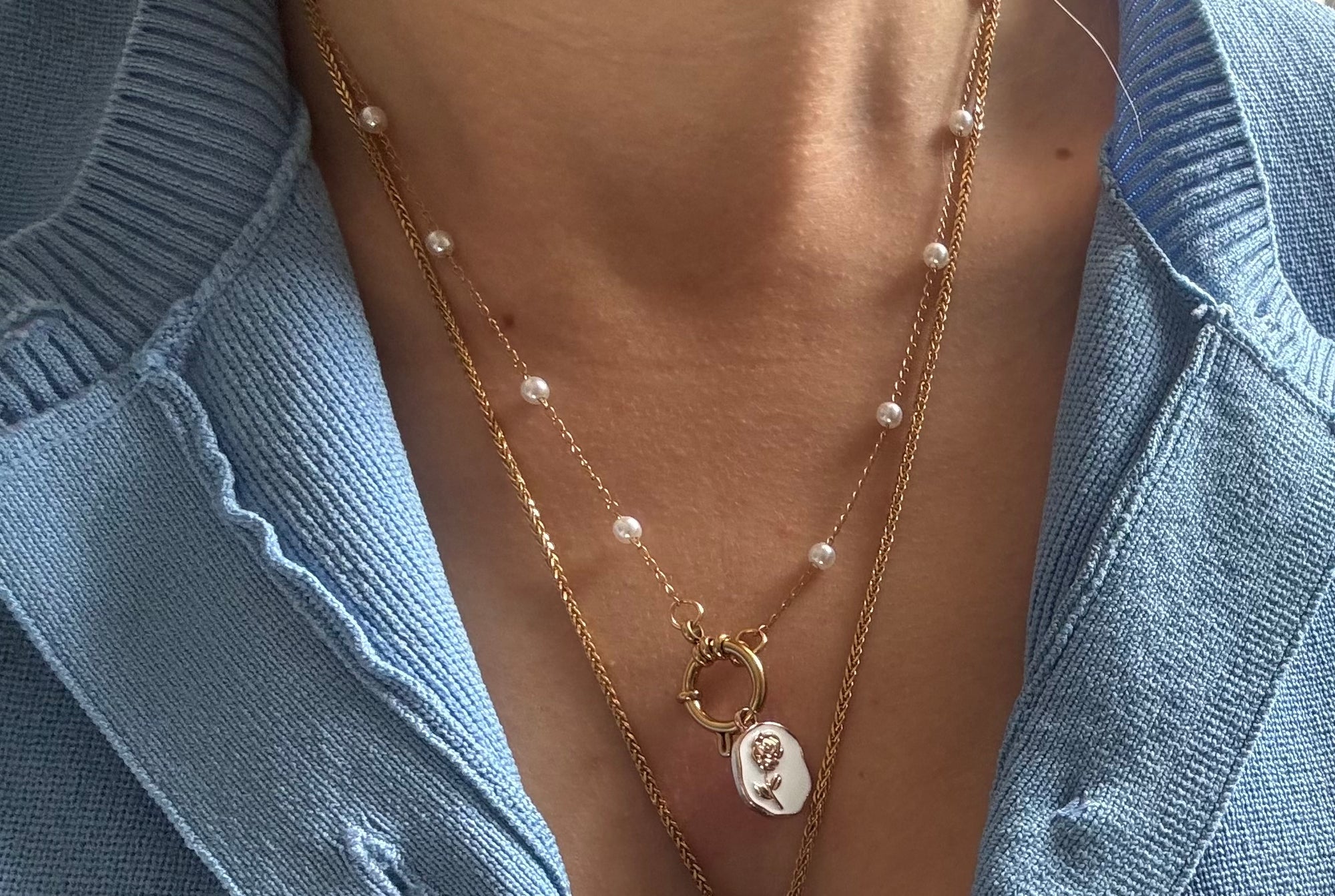 Rosen - Anhänger | Edelstahl