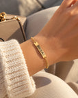 Gravierbares Armband mit Plättchen