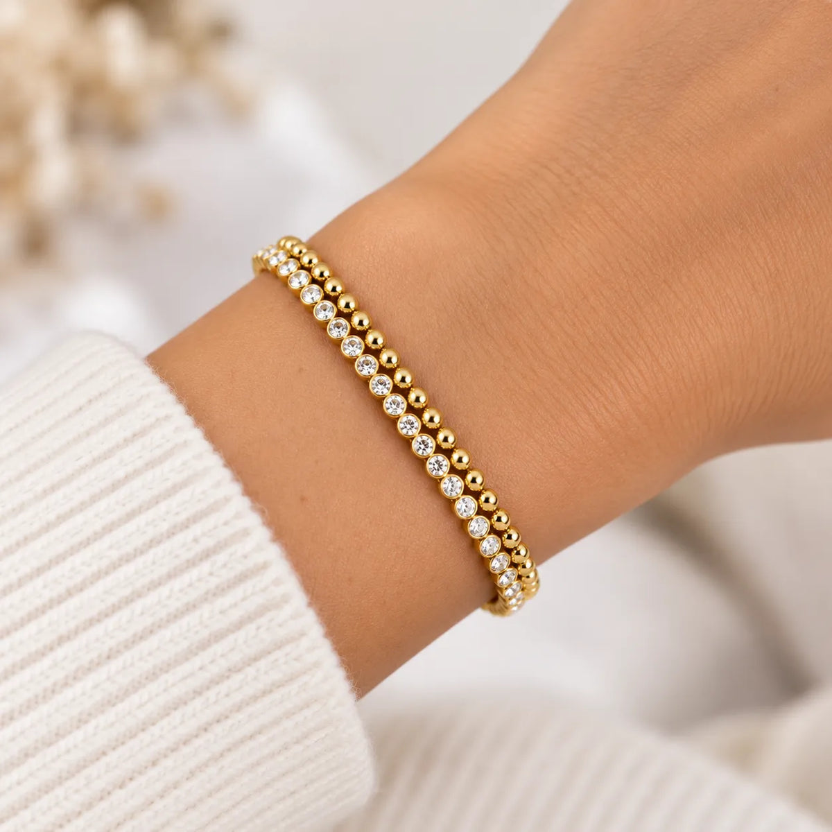 Golden Glamour Armband