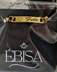 Gravierbares Baby/Kind Armband mit Herzsymbol