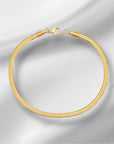 Snake skin Armband 14K vergoldet