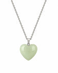 Heart Halskette mit Naturstein