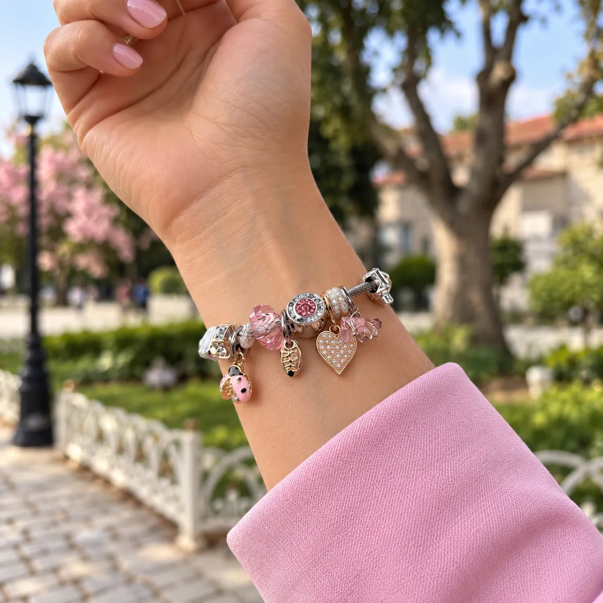 Armreif mit Charms S