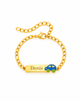 Gravierbares Baby/Kinderarmband mit Auto